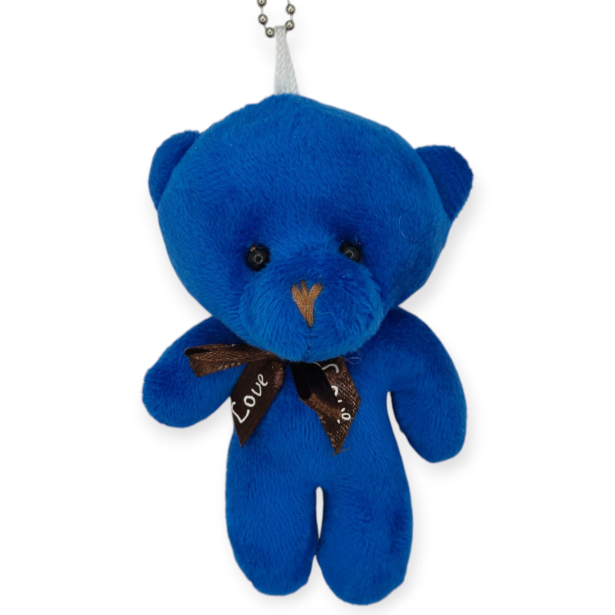 Bijou de sac à main Beary, un ours bleu doux et coloré, parfait pour personnaliser votre sac avec style.